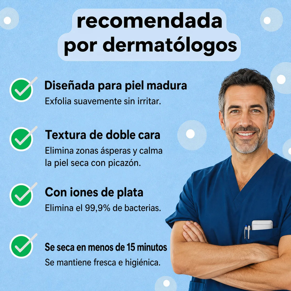 Toalla Exfoliante Japonesa Anti Bacterias Sorialia™