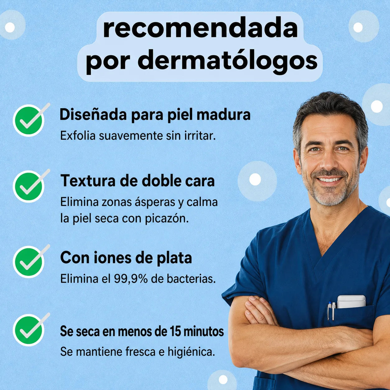 Toalla Exfoliante Japonesa Anti Bacterias Sorialia™